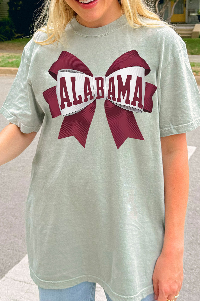 Alabama Girly Comfort Colors Adult Ring-Spun Cotton Tee