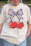 America Cherries Comfort Colors Adult Ring-Spun Cotton Tee