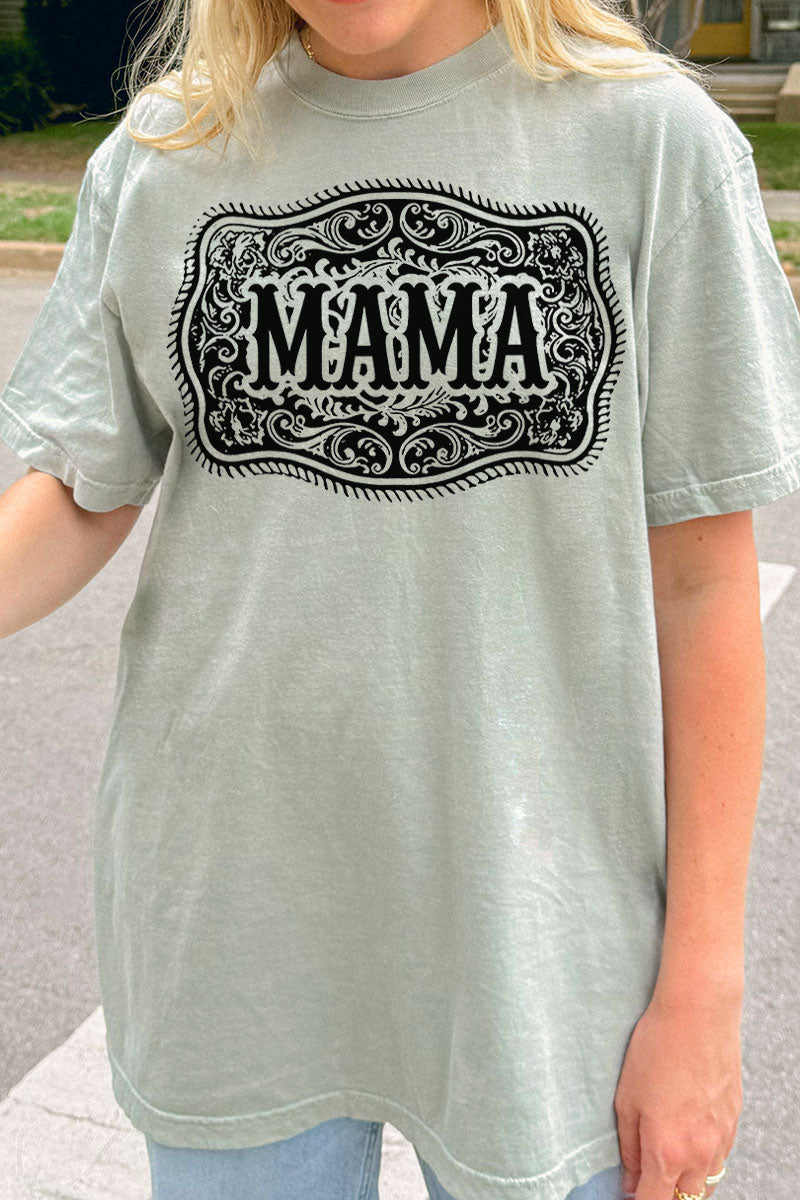 Belt Buckle Mama Comfort Colors Adult Ring-Spun Cotton Tee