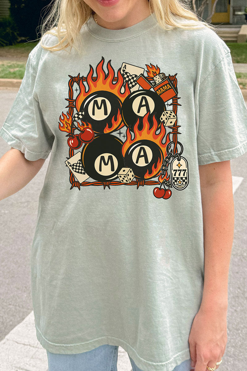 Eight Ball Mama Comfort Colors Adult Ring-Spun Cotton Tee