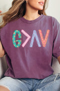 God Is Greater Comfort Colors Adult Ring-Spun Cotton Tee