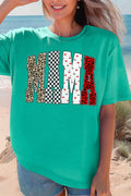Patterned Mama Comfort Colors Adult Ring-Spun Cotton Tee