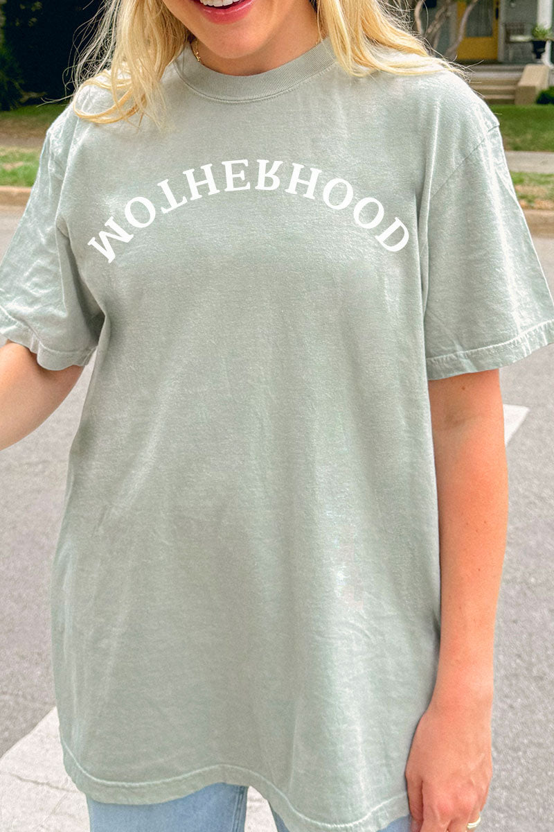 Upside Down Motherhood Comfort Colors Adult Ring-Spun Cotton Tee