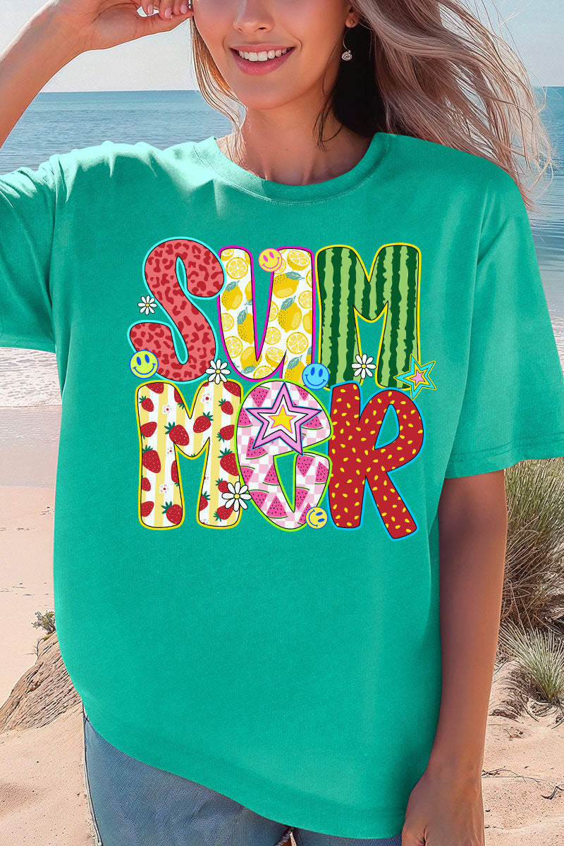 Watermelon Summer Comfort Colors Adult Ring-Spun Cotton Tee