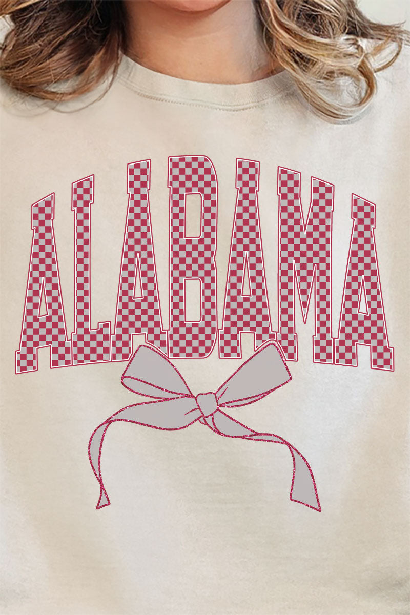Checkered Coquette Alabama Unisex NuBlend Crew Sweatshirt product image 2