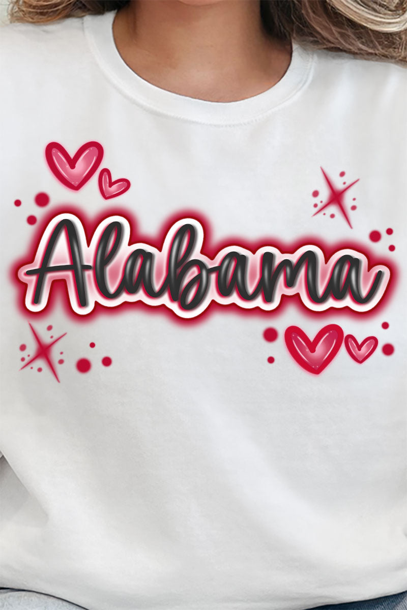 Faux Airbrush Alabama Unisex NuBlend Crew Sweatshirt product image 2