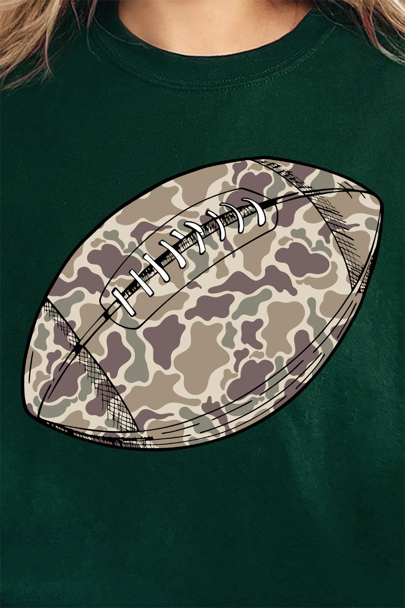 Old School Camo Football Unisex NuBlend Crew Sweatshirt product image 2