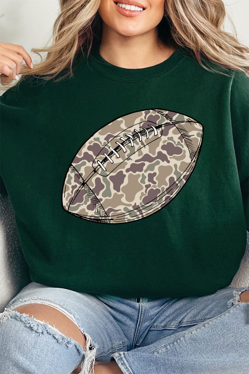 Old School Camo Football Unisex NuBlend Crew Sweatshirt product image 1