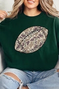 Old School Camo Football Unisex NuBlend Crew Sweatshirt product image 1