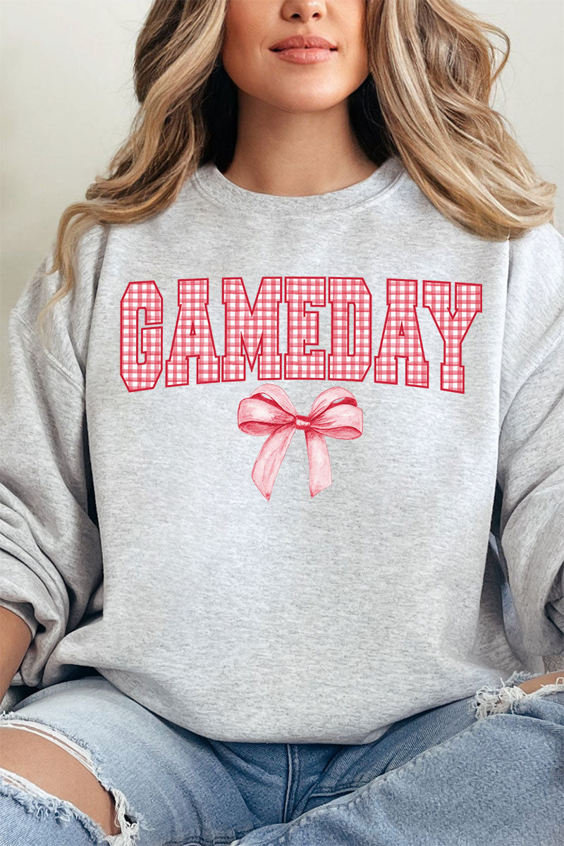 Red Gingham Gameday Unisex NuBlend Crew Sweatshirt product image 11