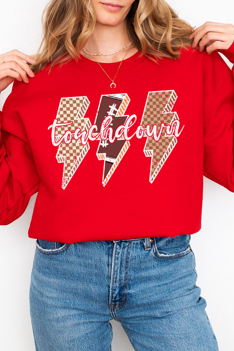 Touchdown Lightning Bolt Unisex NuBlend Crew Sweatshirt product image 1