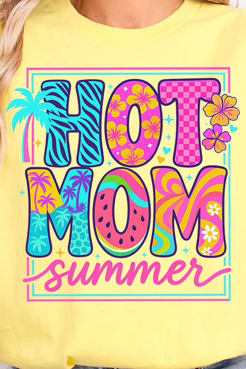 Hot Mom Summer Softstyle Adult T-Shirt product image 2