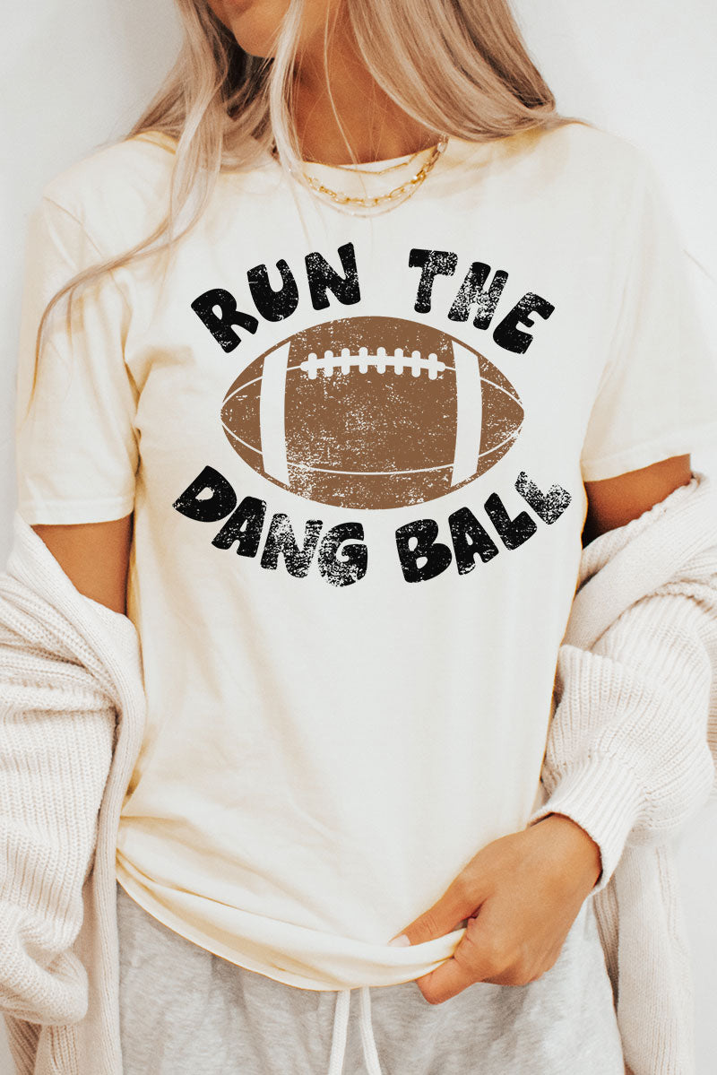 Run The Dang Ball Softstyle Adult T-Shirt product image 1