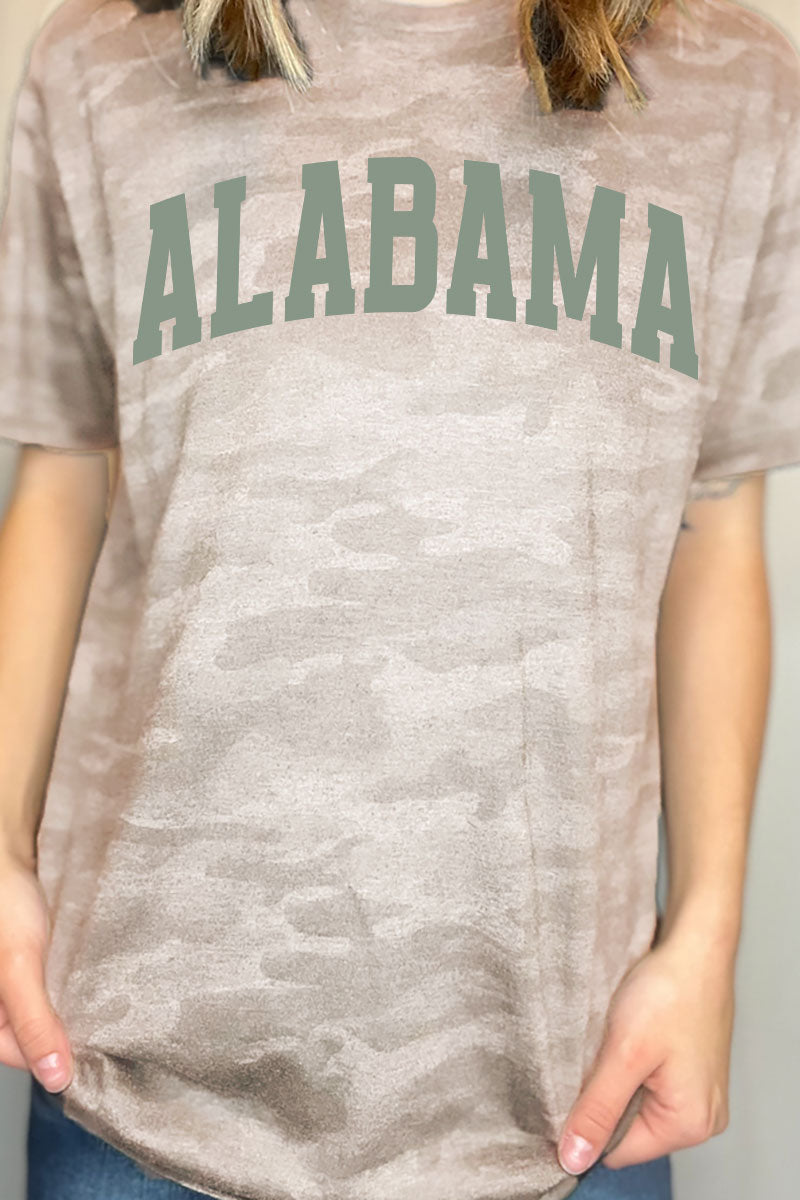 Green Arched Alabama Fine Jersey Tee product image 1