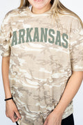Green Arched Arkansas Fine Jersey Tee product image 1
