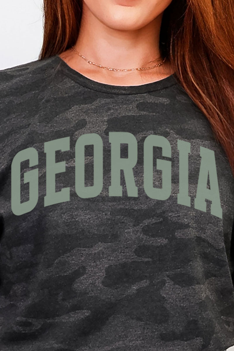 Green Arched Georgia Fine Jersey Tee product image 2