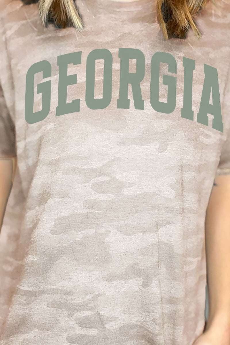 Green Arched Georgia Fine Jersey Tee product image 5
