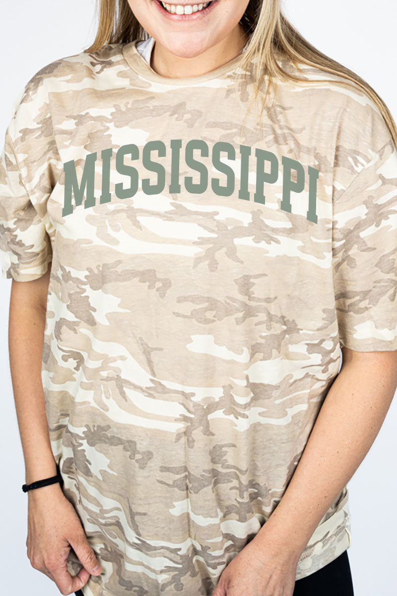 Green Arched Mississippi Fine Jersey Tee product image 1