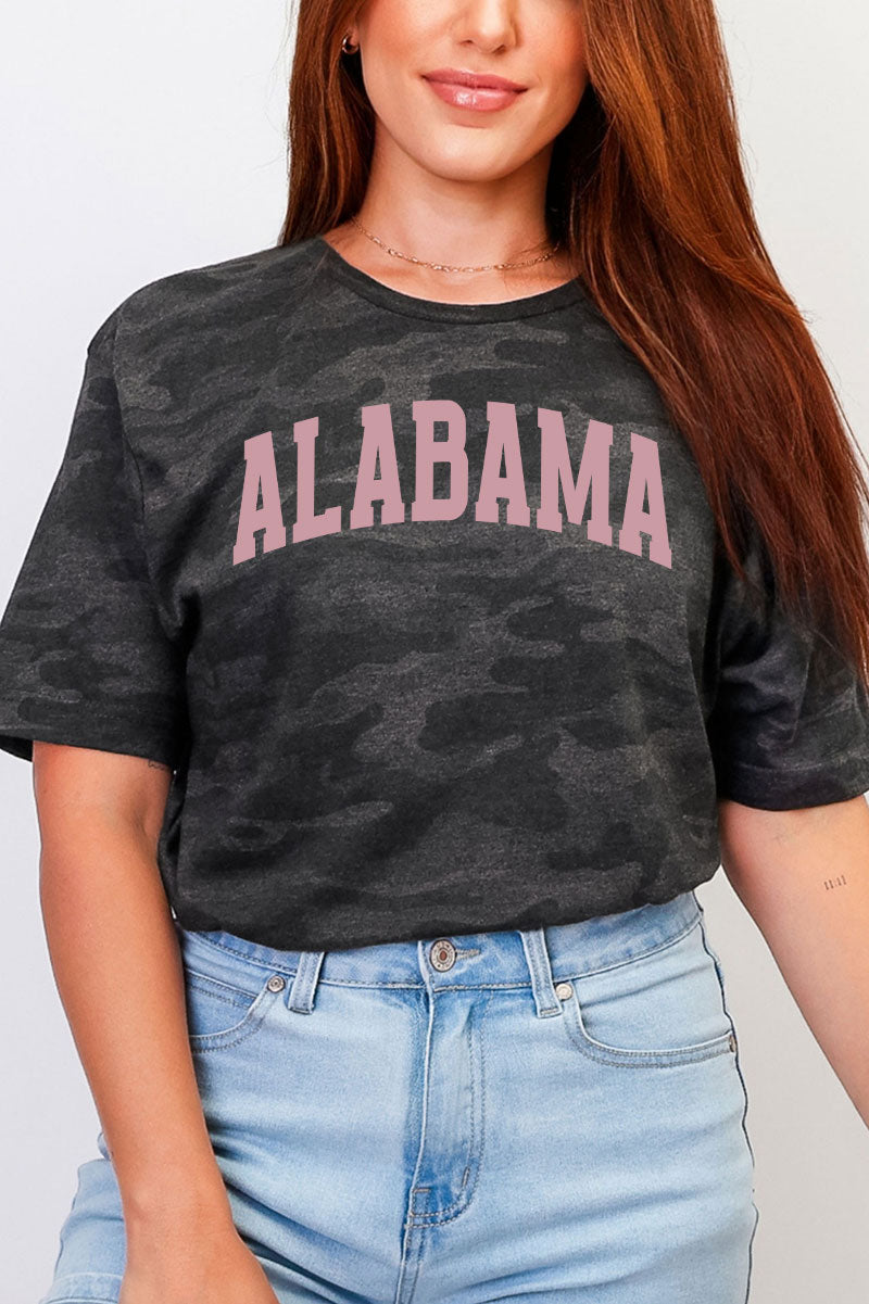 Pink Arched Alabama Fine Jersey Tee product image 1