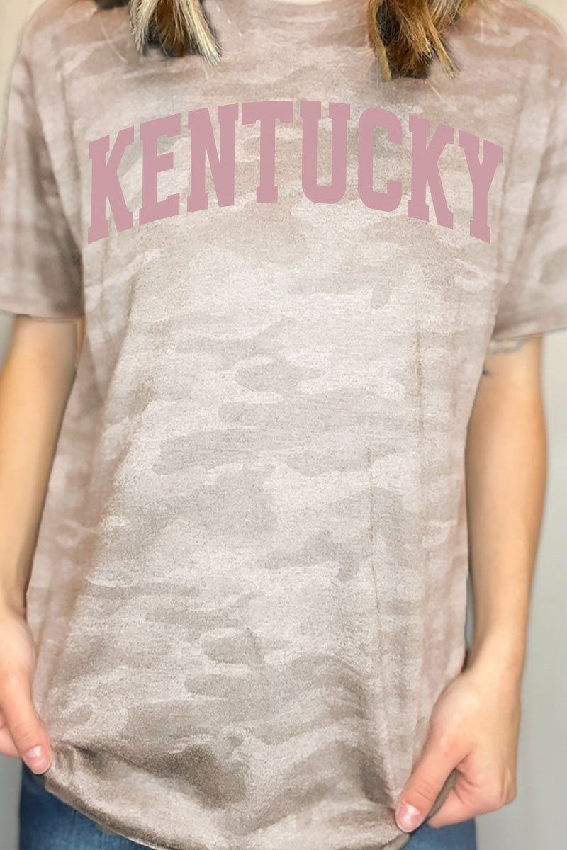 Pink Arched Kentucky Fine Jersey Tee product image 5
