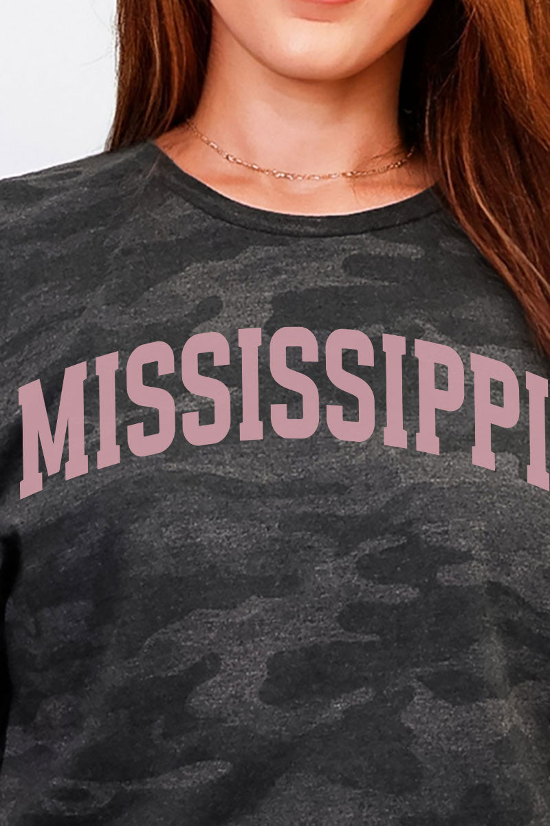Pink Arched Mississippi Fine Jersey Tee product image 2