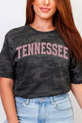 Pink Arched Tennessee Fine Jersey Tee product image 1