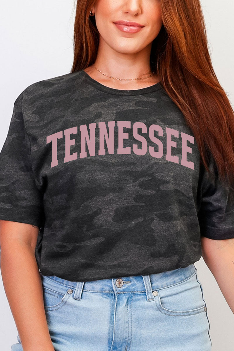 Pink Arched Tennessee Fine Jersey Tee product image 1