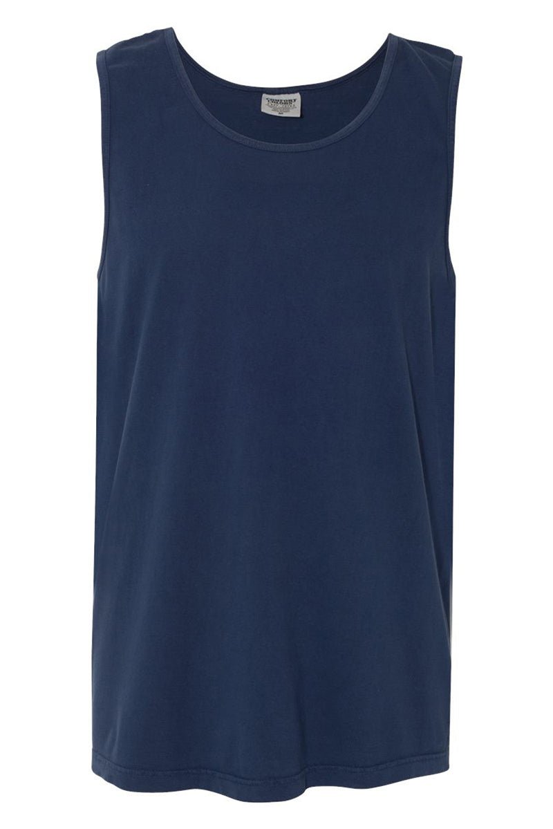 Lacy American Flag Comfort Colors Cotton Tank Top