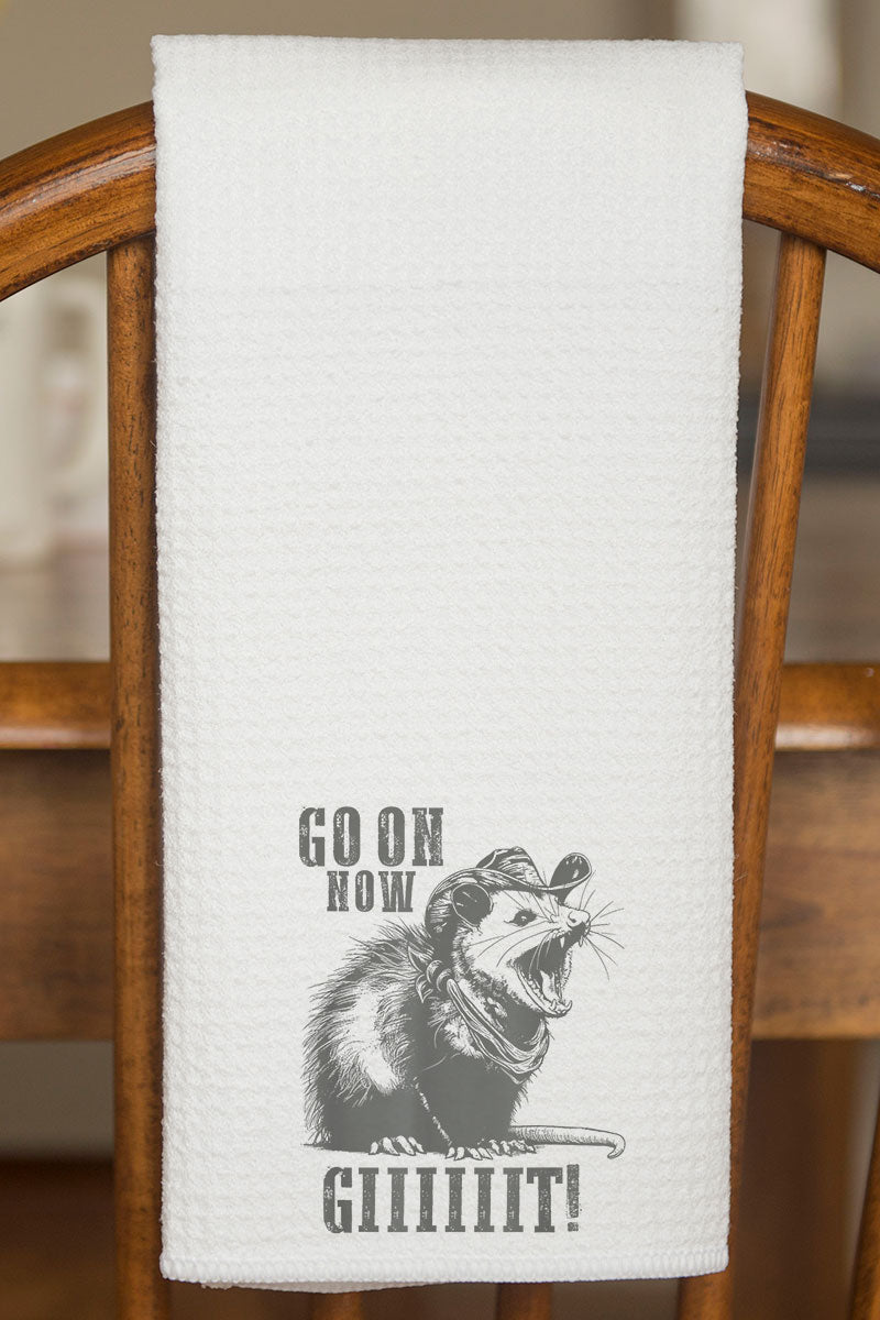 Go On Git Waffle Kitchen Towel