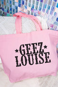 Geez Louise Canvas Jumbo Tote
