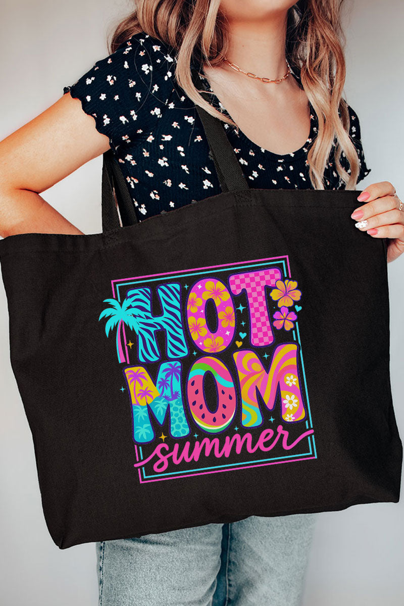 Hot Mom Summer Canvas Jumbo Tote